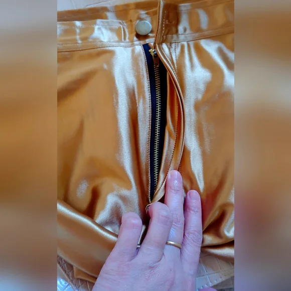 American Apparel Disco Pants in Gold Caramel - Picture 4 of 5